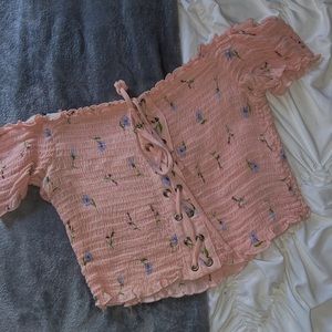 Forever21 off the shoulder top 💐